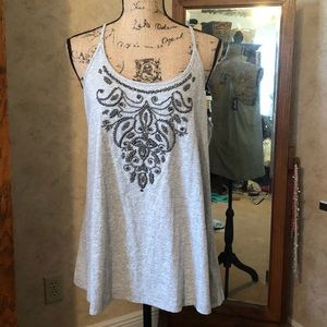 ‘Miss Me’ NWT racer back tank top. Embellished!